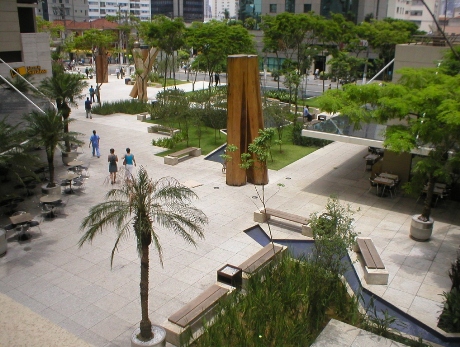 paisagismo do condomínio Brascan Century Plaza